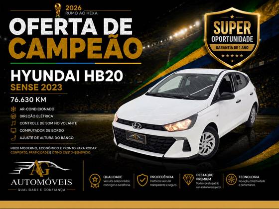 HYUNDAI HB20 1.0 12V FLEX SENSE MANUAL HYUNDAI HB20 1.0 12V FLEX SENSE MANUAL